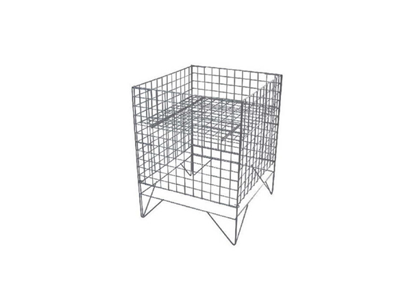 Sjokkselger Stål  - 60x60x77 cm 